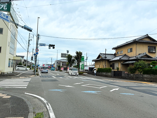 臨時駐車場への行き方
